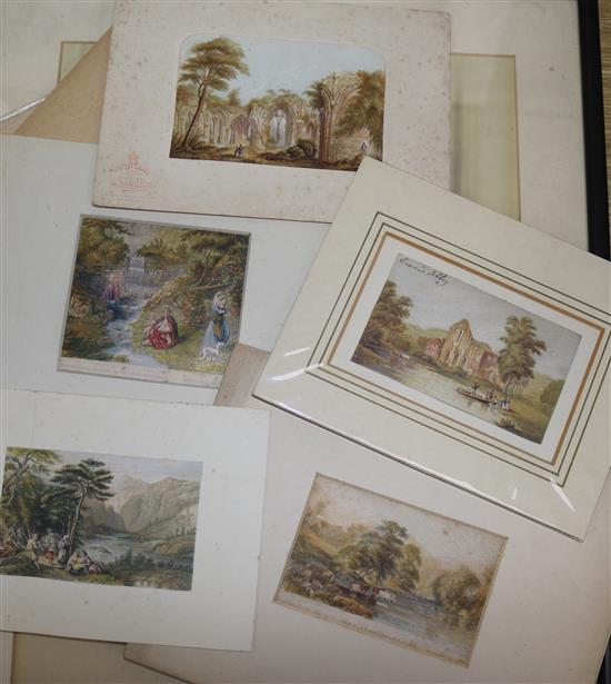 A collection of Baxter prints and Baxter book